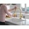 Delta Lenta: Single-Handle Pull-Down Kitchen Faucet with Touch2O Technology Technology 19802TZ-GB-DST - alternate 8
