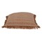 Homeroots 14" X 20" Brown and White Cotton Lumbar Throw Pillow with Fringe 529245 - alternate 6