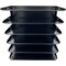 Huron Horizontal Slots Desk Organizer HURHASZ0153 - alternate 2