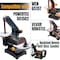 Powertec Sanding Belt, 1 in W, 30 in L, 4 Each of 60/80/120/180/240/400 Grits, Aluminum Oxide, 24PK 11127-2N - alternate 7