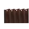 Homeroots 72" Dark Brown Vinyl Shower Curtain Liner 548969 - alternate 4