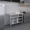 Amgood 30in D x 48in L Stainless Steel Table, Three Undershelves AMG WT-3048-3SH-Z - alternate 8