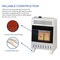 Procom Heating Natural Gas Ventless Infrared Plaque Heater With Base Feet - 10,000 BTU, Manual Control MN100HPA-B - alternate 8