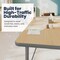 Flash Furniture Wren 72 in x 30 in Adjustable Height Activity Table, Thermal Laminate Top, Short Legs, Light Natural XU-A3072-REC-LTNAT-T-P-GG - alternate 10