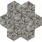 Daltile Pebble Oasis Natural Stone Tri-Hex Pebble Mosaic 11in x 10in in Tumbled Coastal, 17PK PB26TRHEXPBMSTM - alternate 8