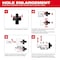 Milwaukee Tool Hole Enlargement Thread Adapter for QUIK-LOK Arbors 49-56-7576 - alternate 8