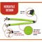 Mytee Products Tow Straps V Bridle 3 inx48 in w/ RTJ Clusters, Hi VIZ/ Green Webbing, 5400 lbs WLL, 2PK VStrap-0348RTJx2 - alternate 7