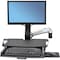 Ergotron SV Sit Stand Combo Arm Pan Pol 45583026 - alternate 1