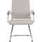Leisuremod Benmar Modern Office Chair with Faux Leather Sled Base Task Chair & Arms BGO19TL - alternate 8