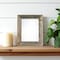 Homeroots 5" x 7" Gray Solid Wood Tabletop Picture Frame 379900 - alternate 5