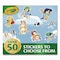 Crayola Bluey Color and Sticker Activity Set, 32 Coloring Sheets, 51 Stickers, 5 Pip-Squeaks Markers 04-2743 - alternate 9