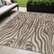 Homeroots 5' X 8' Brown And Beige Animal Print Washable Indoor Outdoor Area Rug 600595 - alternate 1