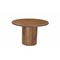 Homeroots 48" Brown Solid Wood Pedestal Base Round Top Dining Table 644517 - alternate 17