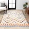 Jonathan Y Amir Moroccan Beni Souk Ivory/Blue/Orange 4 ft. x 6 ft. Area Rug MOH200E-4 - alternate 1