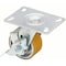 Zoro Select Plate Caster, Swivel, Polyurethane, 5 5/8"H P21S-UY040K-16-WB-DL - alternate 3