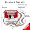 Signmission Bilingual 24 Hour Surveillance Shield Si, 4 inch X 4 inch, Vinyl Decal, 5PK SHI-D-5PACK-4-363 - alternate 6