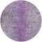 Homeroots 8' Plum Purple And Silver Round Oriental Washable Indoor Outdoor Area Rug 588836 - alternate 9