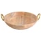 Cravings By Chrissy Teigen 13 Inch Mango Wood Bowl with Aluminum Gold Handles 95883.01 - alternate 1