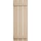 Ekena Millwork Rustic Three Board Spaced Board-n-Batten Sandblasted Faux Wood Shutters, 17 1/2W x 36H, PR SHUBSS17X36SDPR - alternate 17