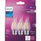 Signify Ultra Definition 60W Equivalent Daylight BA11 Medium LED Decorative Light Bulb, 3PK 564922 - alternate 3
