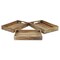 Homeroots 19in Brown Rectangular Wood Handmade Tray With Handles 483316 - alternate 10