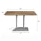 Flash Furniture Commercial All-Weather 48x30 Natural HPL Tabletop-SIL 2 Column Base ST-REC3048-NAT-TB002S-GG - alternate 10