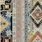 Homeroots 3' X 5' Black Ivory And Copper Aztec Washable Indoor Outdoor Area Rug 598454 - alternate 8