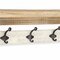 Homeroots 32in Natural Wood Five Hook Wall Mount Coat Rack 488149 - alternate 8