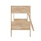 Flash Furniture Dallas Bunk Bed Twin Over Twin, Convertible Slatted Solid Wood Bunk Bed Frame w/Ladder, Natural MG-0900-31-TTB-NAT-GG - alternate 8