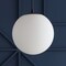 Jonathan Y Bleecker 7.75" Metal/Glass Globe LED Pendant, White/Oil Rubbed Bronze JYL9528B - alternate 13