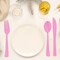 Smarty Had A Party Pink Disposable Plastic Party Cutlery Set, 1800PK 410CS-P-CASE - alternate 7