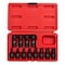 Sunex 1/4" Drive Universal Impact Socket Set, Metric, 12 pcs 1814 - alternate 1