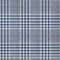 Homeroots 5' X 8' Navy Blue Ivory And Brown Plaid Washable Indoor Outdoor Area Rug 601489 - alternate 9
