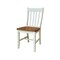 Whitewood Industries Rectangular Extension Dining Table W/ 2 Chairs, 36 in W, 29.3 in L, 48 in H, Parawood, 3 K79-36RXT-C61-2 - alternate 4