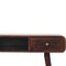 Homeroots 35" Brown Solid Wood Writing Desk 723447 - alternate 8