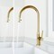Vigo Bristol Single Handle Pull-Down Sprayer Kitchen Faucet in Matte Brushed Gold VG02033MG - alternate 6