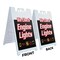 Signmission We Check Engine Lights, A-Frame & 2 Decals Installed, Heavy-Duty Plastic Frame SBHD-D-2436-We Check Engine Lights - alternate 5