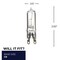 Bulbrite 60W Dimmable Clear T4 Bi-Pin G9 Mini Halogen Light Bulbs, 5PK 860830 - alternate 6