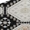 Homeroots 8' Black And Silver Round Floral Washable Indoor Outdoor Area Rug 610741 - alternate 9