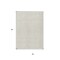 Homeroots 3' X 5' Ivory And Pale Beige Geometric Washable Indoor Outdoor Area Rug 612136 - alternate 8