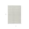 Homeroots 5' X 8' Ivory And Beige Geometric Washable Indoor Outdoor Area Rug 613778 - alternate 9