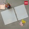 Deli Std Duty View Binder 0.5in, Letter, D-Ring, PVC-Free, White, 12PK CF566-WH - alternate 4