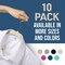 Lifemaster Velvet Hangers, Swivel Hook, Non-Slip, Heavy Duty, Holds 10 lbs, Ivory, 10PK LMVELIVO10 - alternate 7
