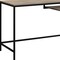 Homeroots 48" Taupe and Black Computer Desk 333491 - alternate 5