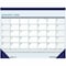 House Of Doolittle 100% Recycled Contempo Desk Pad Calendar, 18.5 x 13, Blue, 2022 1516 - alternate 1