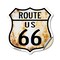 Signmission Route Us 66 Rustic, 12 Inch X 12 Inch, Vinyl Decal SHI-D-12-485 - alternate 1