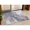 Homeroots 3' X 5' Blush And Gray Abstract Washable Indoor Outdoor Area Rug 631873 - alternate 1