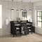 James Martin Vanities Lorelai 60" Double Vanity, Black Onyx, w/ 3 CM Phantome Eclos Top 424-V60D-BKO-3PHT - alternate 9
