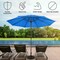 Pure Garden 9-Foot Patio Umbrella, Brilliant Blue 50-LG1033 - alternate 7