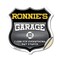 Signmission Ronnie's Garage I Can Fix Everything But Stupid, 18 Inch X 18 Inch, Vinyl Decal SHI-D-18-490-RONNIE - alternate 1